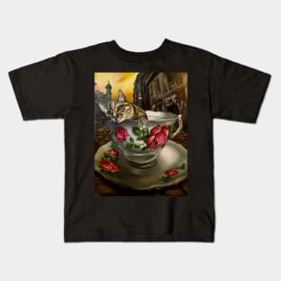 After Humanity Tea Kids T-Shirt